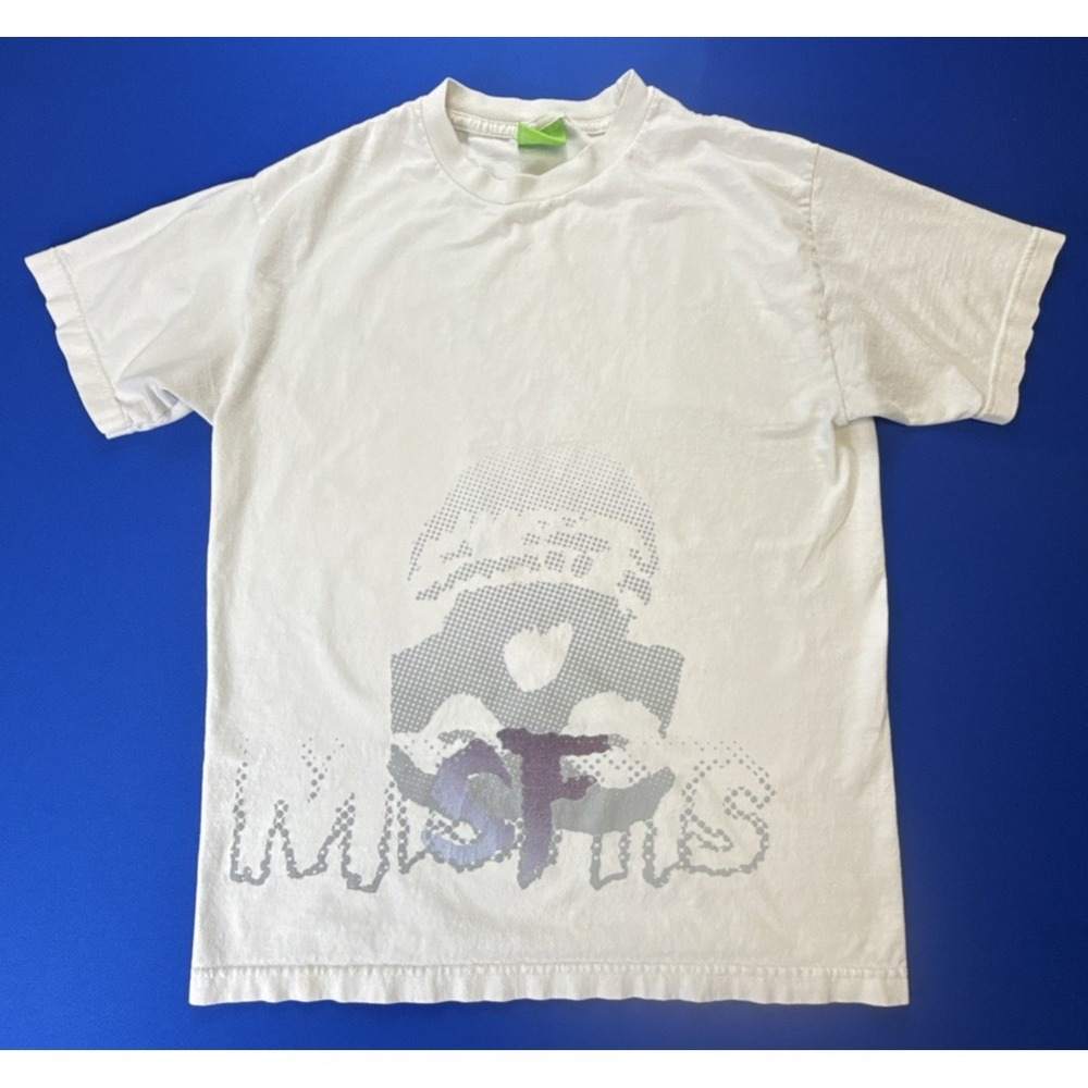 Vintage HUF x Misfits Skull T Shirt Mens Medium White Rare Streetwear Punk